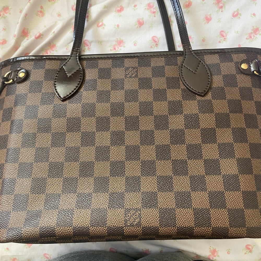 Auth Louis Vuitton Neverfull Pm Damier #30897L64B